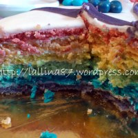 RainBOW cake: torta arcobaleno con fiocco
